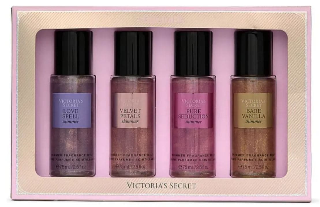 Kit x4 Shimmer Body Splash 75ml
